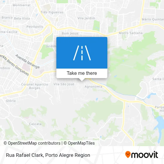 Rua Rafael Clark map