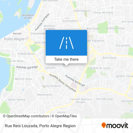 Rua Reis Louzada map