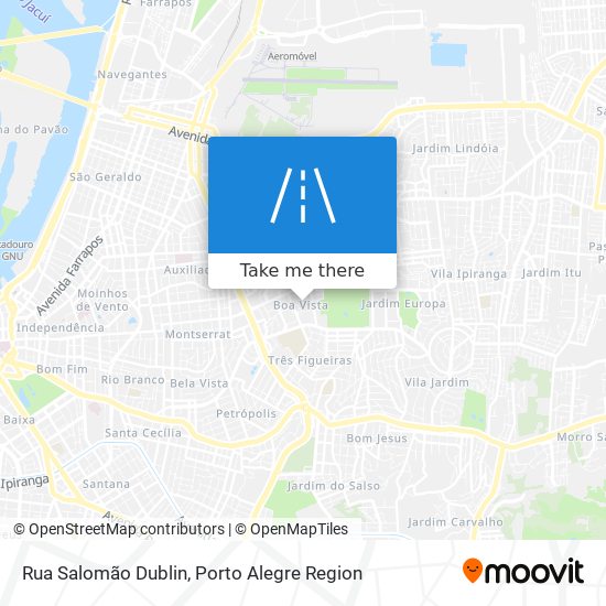 Mapa Rua Salomão Dublin