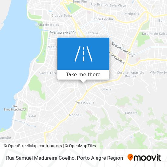 Mapa Rua Samuel Madureira Coelho