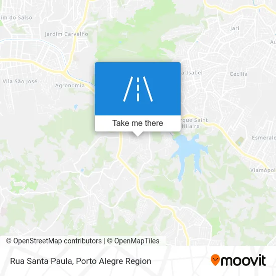 Rua Santa Paula map