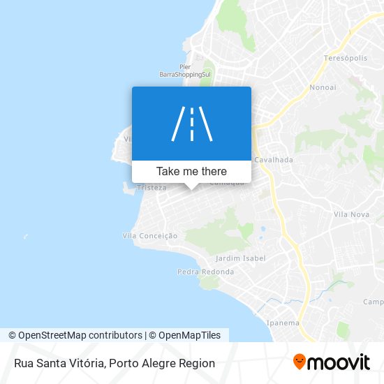 Mapa Rua Santa Vitória