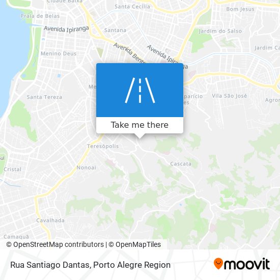 Rua Santiago Dantas map