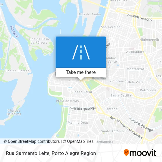 Rua Sarmento Leite map