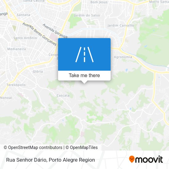 Rua Senhor Dário map