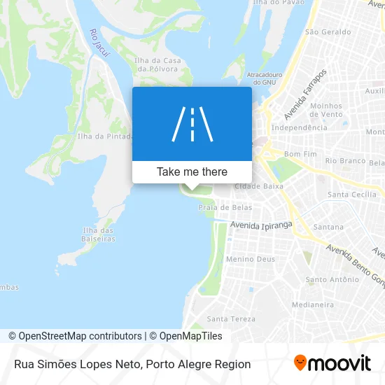 Rua Simões Lopes Neto map