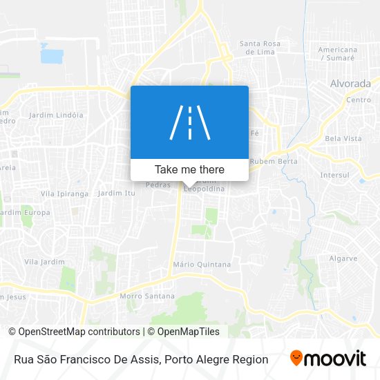 Rua São Francisco De Assis map