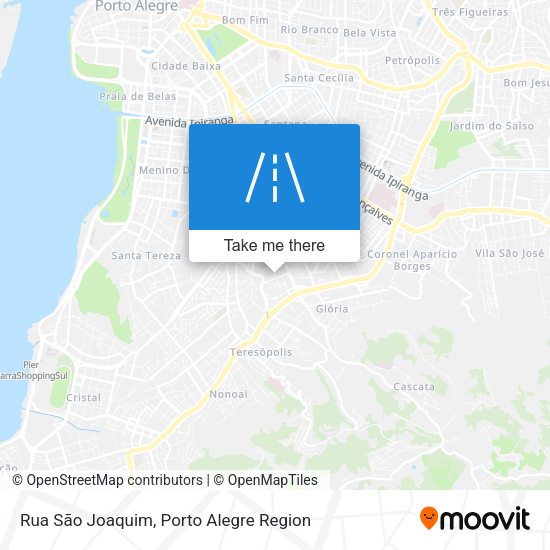 Rua São Joaquim map