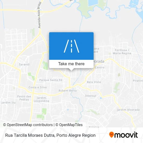 Rua Tarcila Moraes Dutra map