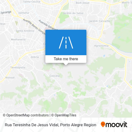 Rua Teresinha De Jesus Vidal map