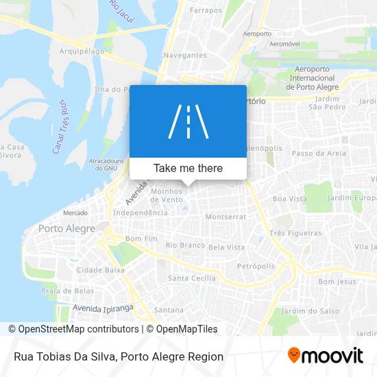 Rua Tobias Da Silva map