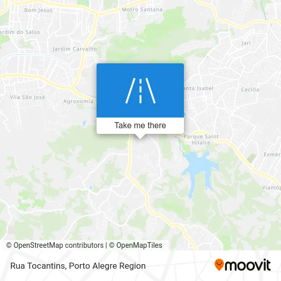 Rua Tocantins map