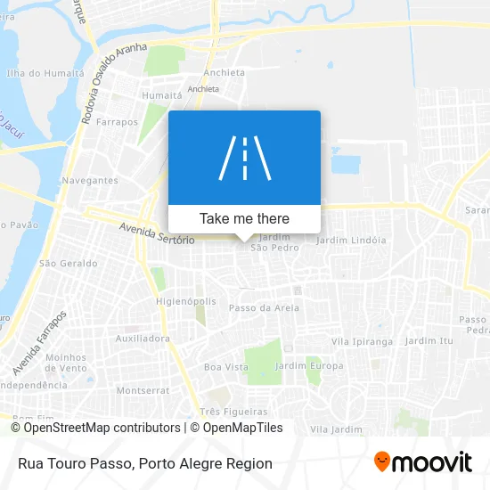 Rua Touro Passo map