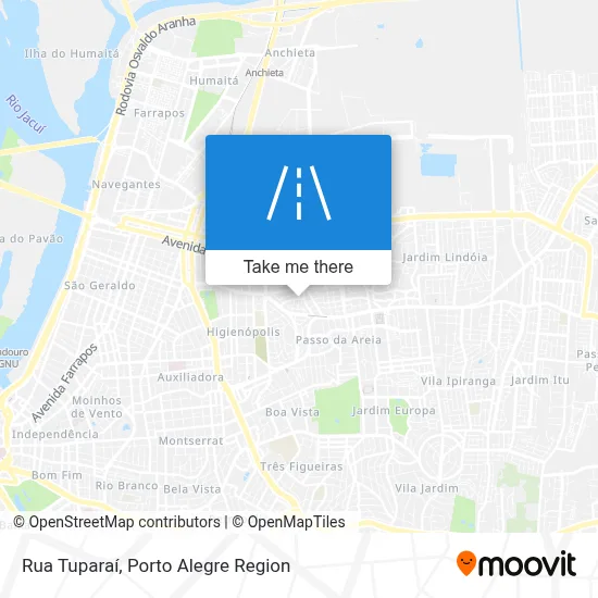 Rua Tuparaí map