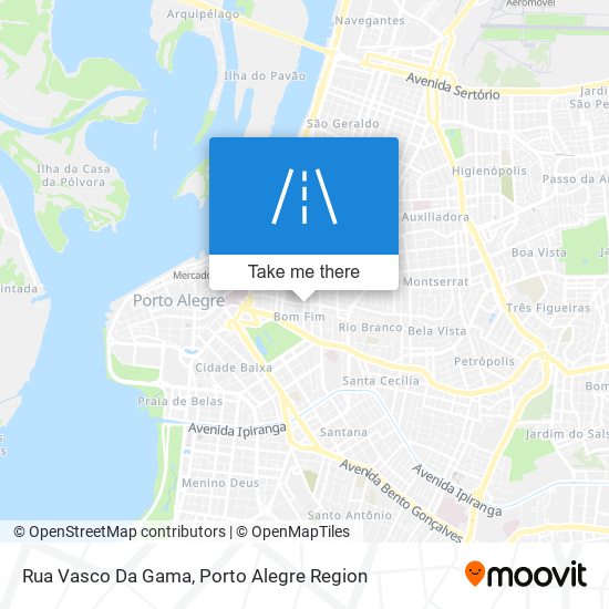 Rua Vasco Da Gama map