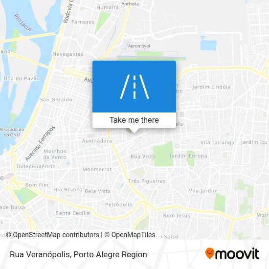 Rua Veranópolis map