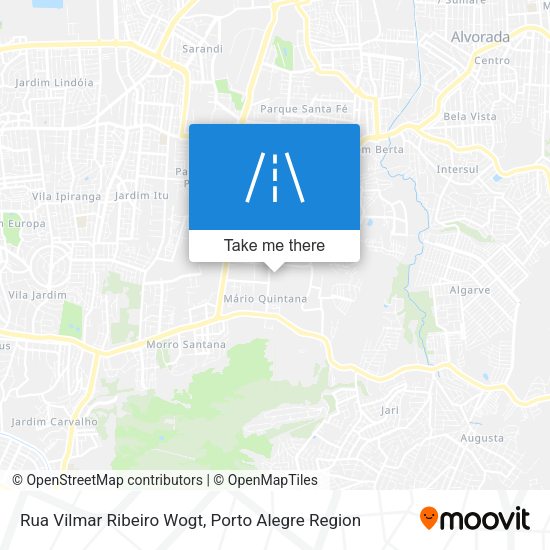 Rua Vilmar Ribeiro Wogt map