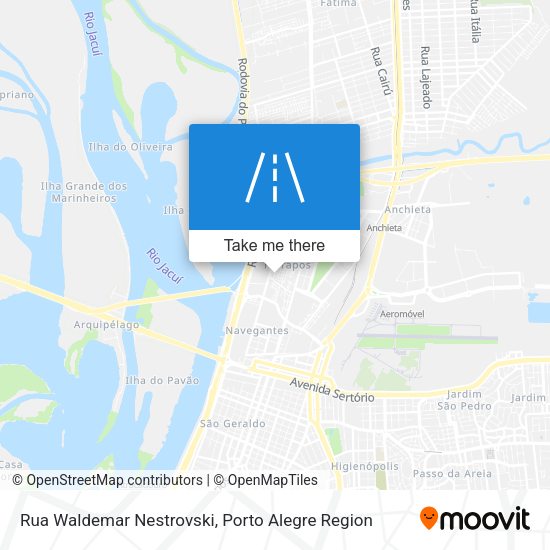 Rua Waldemar Nestrovski map