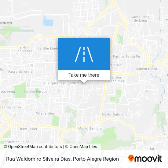 Rua Waldomiro Silveira Dias map