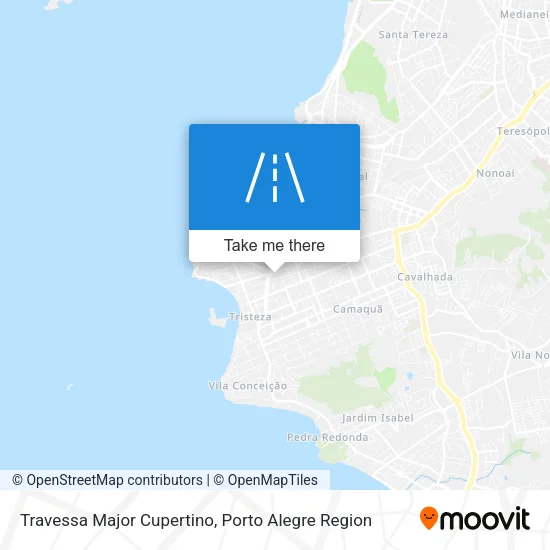 Travessa Major Cupertino map