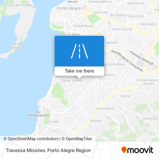 Travessa Missões map