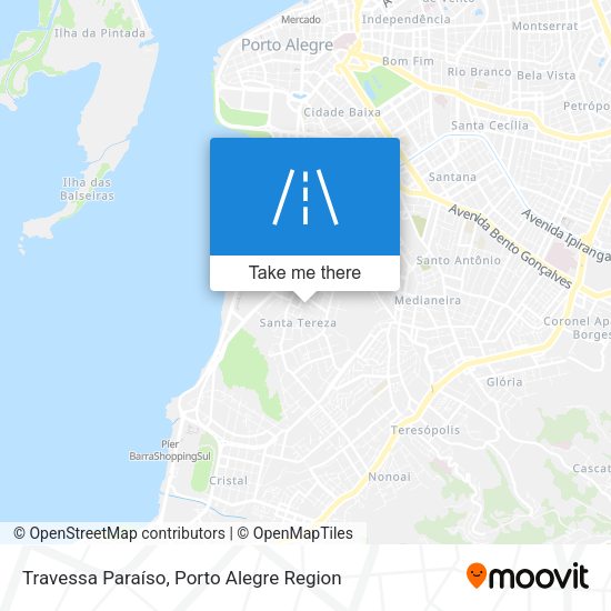 Travessa Paraíso map