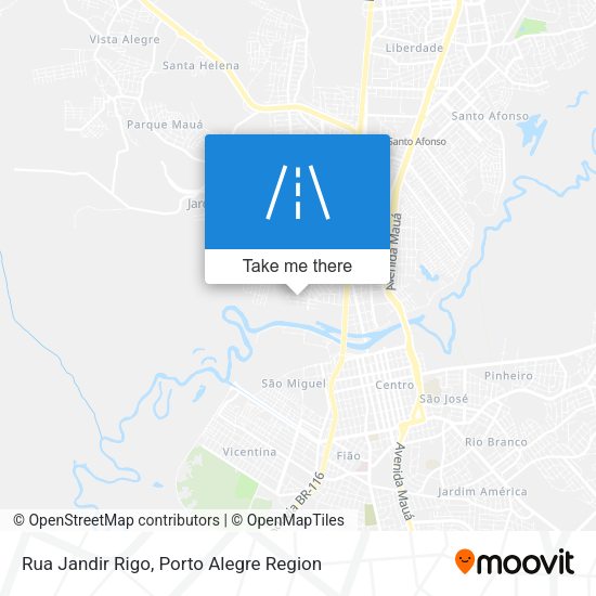 Rua Jandir Rigo map