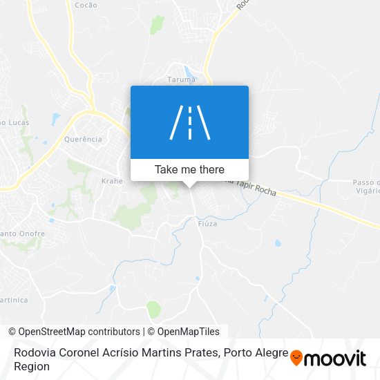 Rodovia Coronel Acrísio Martins Prates map