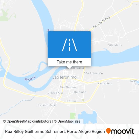 Rua Rilloy Guilherme Schreinert map