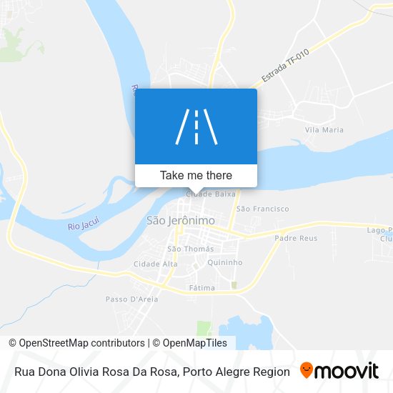 Rua Dona Olivia Rosa Da Rosa map