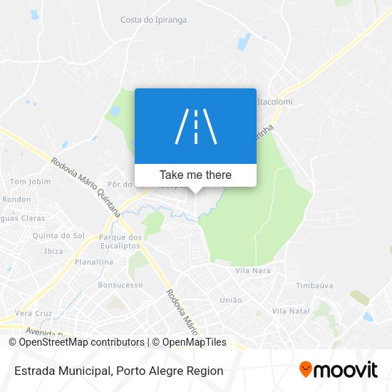 Estrada Municipal map