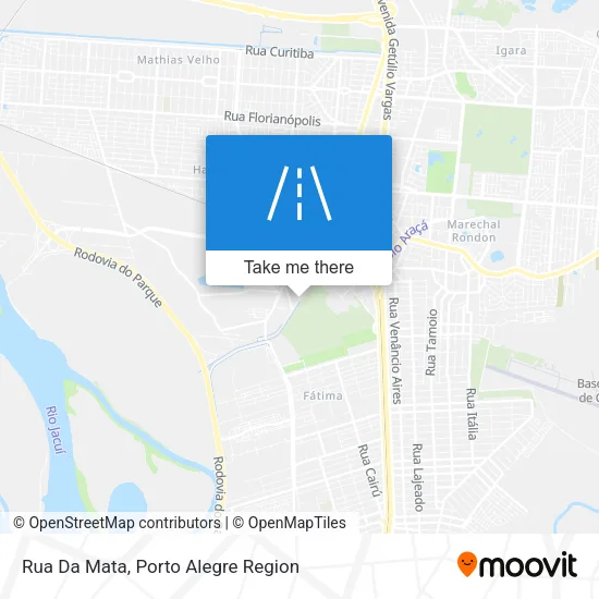 Rua Da Mata map