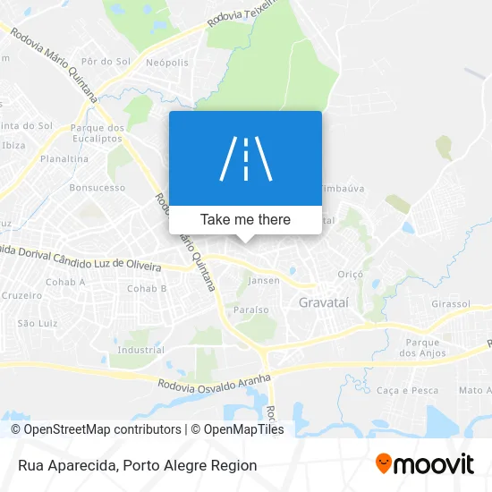 Rua Aparecida map