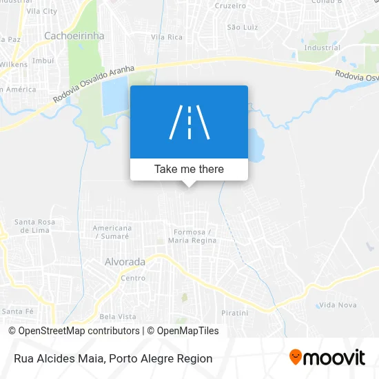 Rua Alcides Maia map
