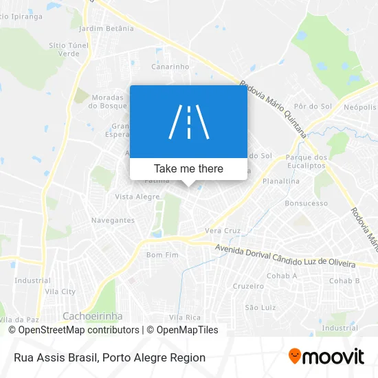 Rua Assis Brasil map
