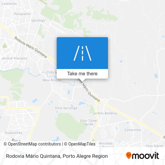 Rodovia Mário Quintana map