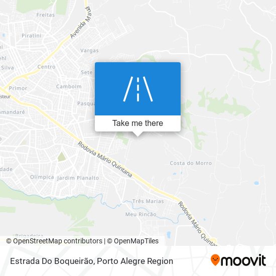 Estrada Do Boqueirão map