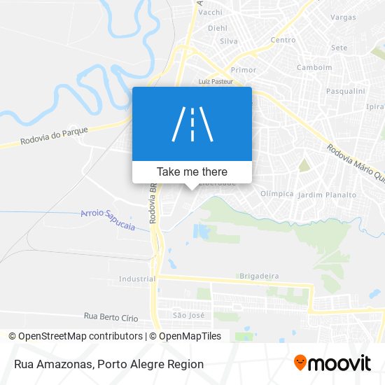 Rua Amazonas map