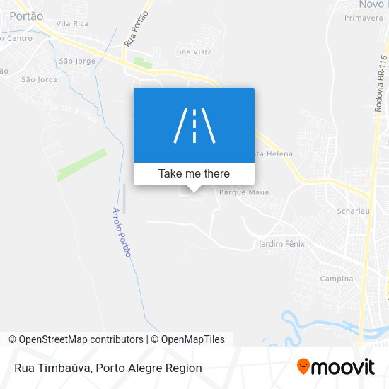 Rua Timbaúva map