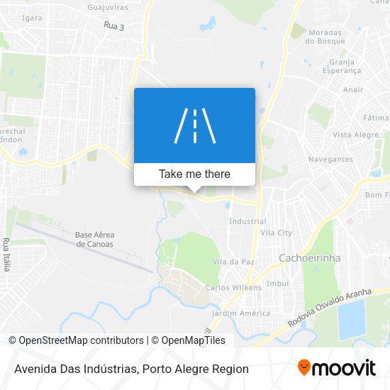 Avenida Das Indústrias map