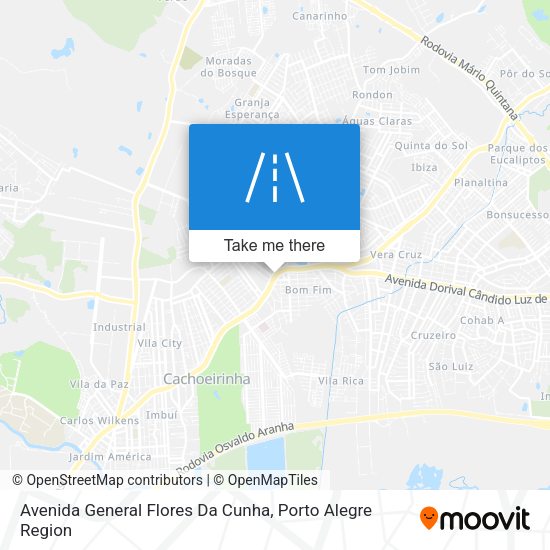Avenida General Flores Da Cunha map