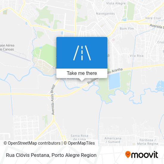 Rua Clóvis Pestana map