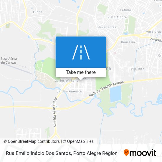 Rua Emílio Inácio Dos Santos map