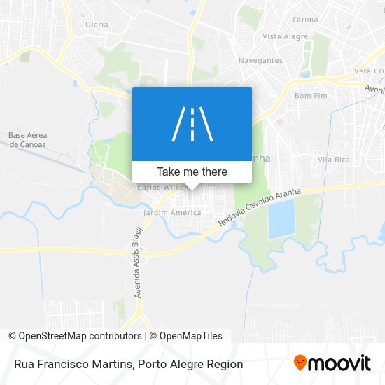 Rua Francisco Martins map