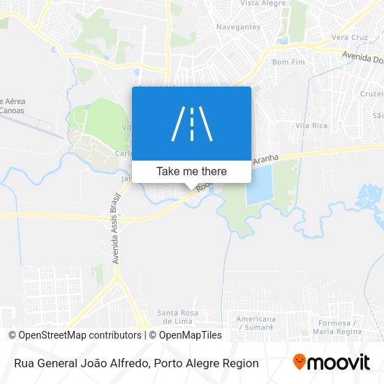 Rua General João Alfredo map