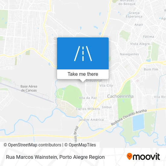 Rua Marcos Wainstein map