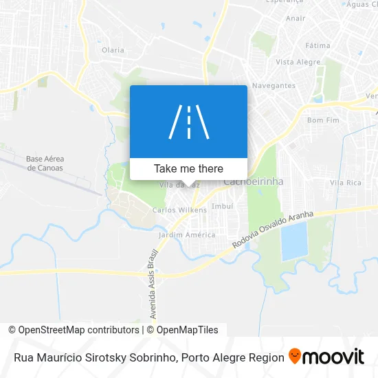 Rua Maurício Sirotsky Sobrinho map