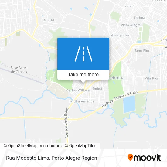 Rua Modesto Lima map