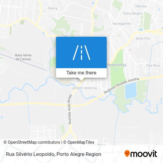 Rua Silvério Leopoldo map