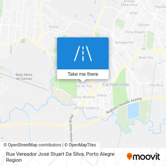 Rua Vereador José Stuart Da Silva map